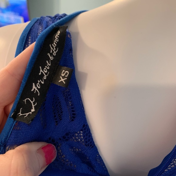 Beautiful For Love & Lemons 🍋 Lace Blue Dress! - Picture 6 of 8